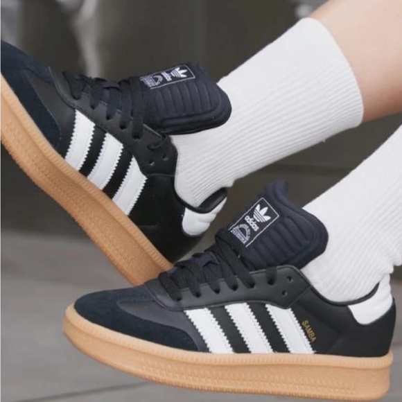 Adidas Samba Black and White Sneakers - Picture 7 of 15